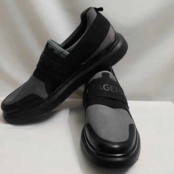 Karl Lagerfeld Paris Logo Slip-on Shoes (M Size 9) - Picture 3 of 16